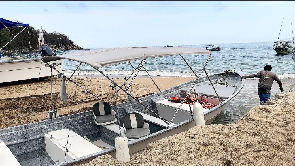 Panga Boat on Mismaloya Beach – Puerto Vallarta